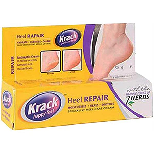 krack happy feet heel cream with active repair new advanced formula Krack Happy Feet Heel Cream With Active Repair New Advanced Formula