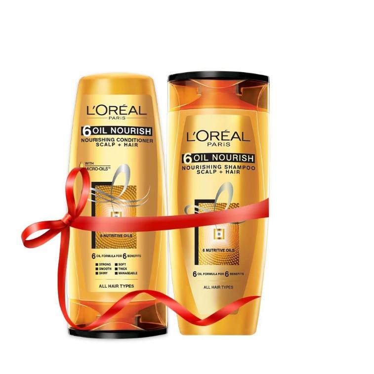 loreal elvive phytoclear anti dandruff shampoo for normal hair 400ml Loreal 6 Oil Nourish Shampoo (360 ML) + 6 Oil Nourish Conditioner (175ML)