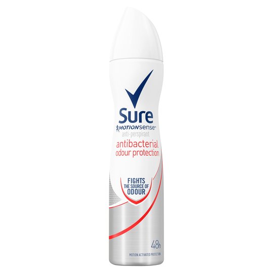 Sure For Women Antibacterial Odour Protection Antiperspirant Deodorant 250Ml