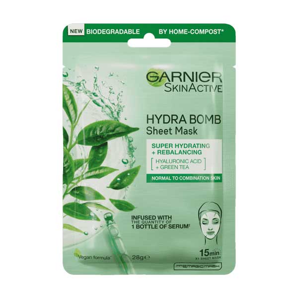 Garnier Hydra Bomb Super Hydrating + Rebalancing Tissue Mask 28G ...