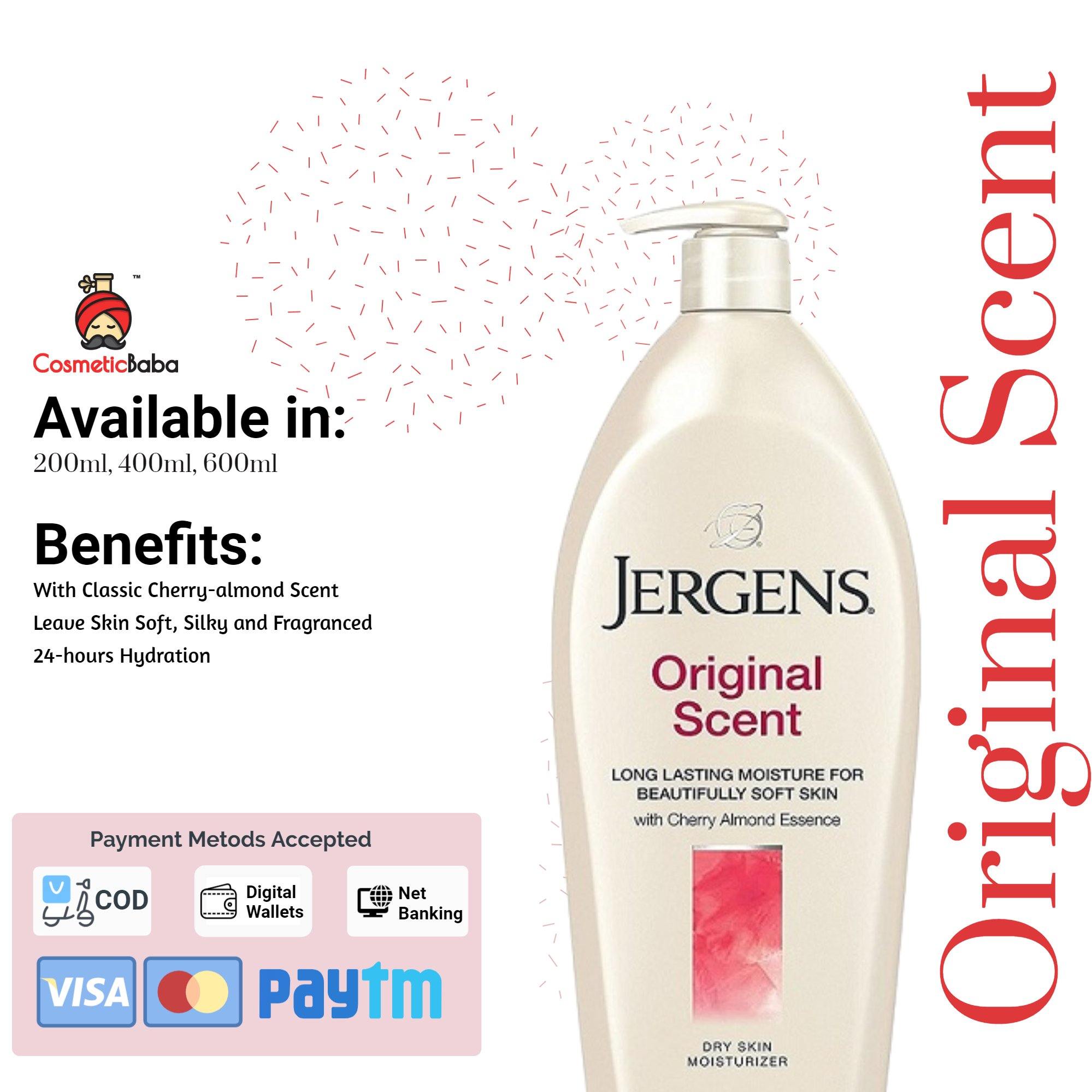 Jergens Original Scent Dry Skin Moisturizer 400ml - Visit Cosmetics