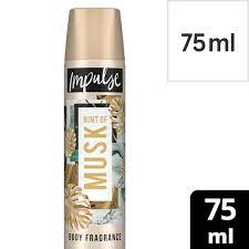 impulse body spray deodorant hint of musk 75ml Impulse Body Spray Deodorant Hint Of Musk 75ml