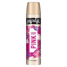 impulse very pink body spray deodorant 75ml Impulse Very Pink Body Spray Deodorant 75ml