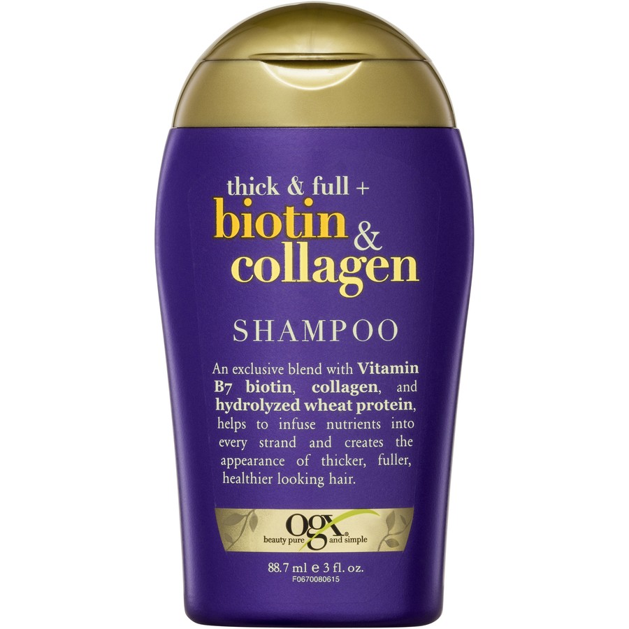 ogx shampoo thick full biotin collagen 88ml 1 Ogx Shampoo Thick & Full+ Biotin & Collagen, 88ml