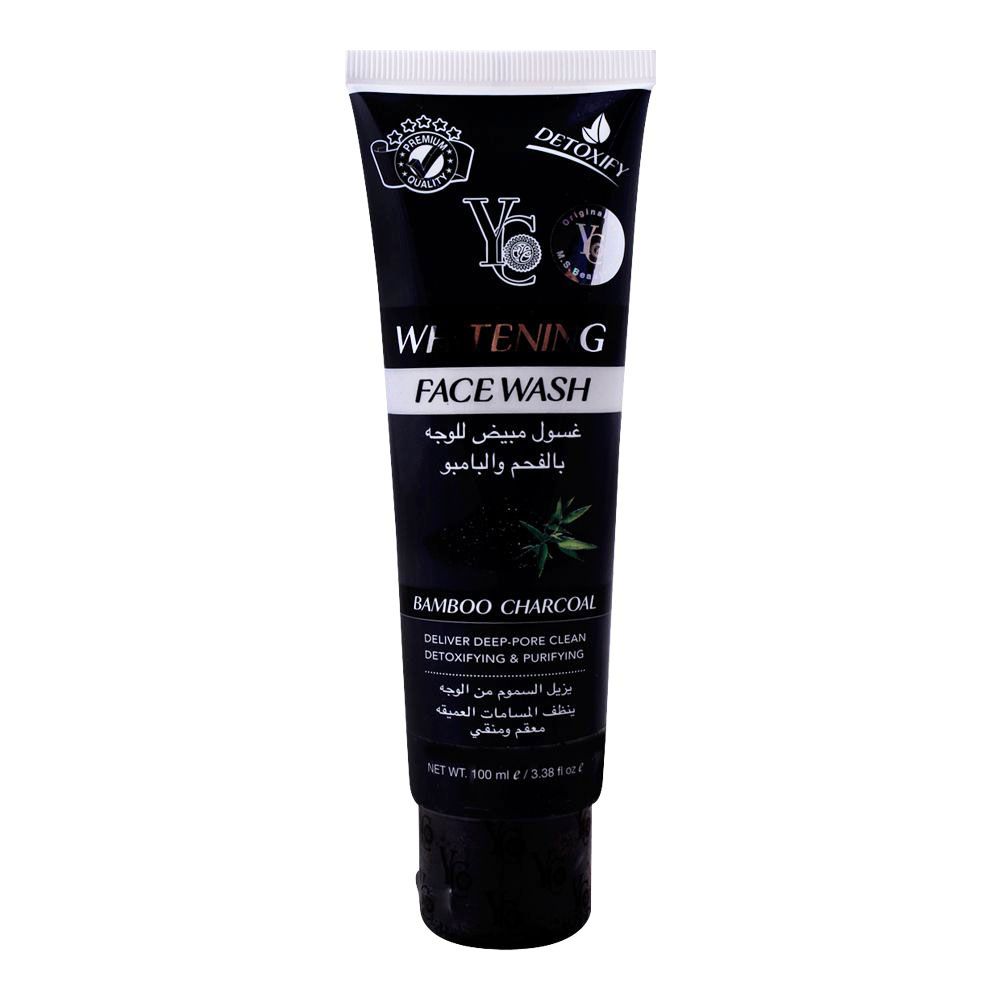 yc whitening face wash bamboo charcoal 100ml YC WHITENING FACE WASH BAMBOO CHARCOAL 100ml