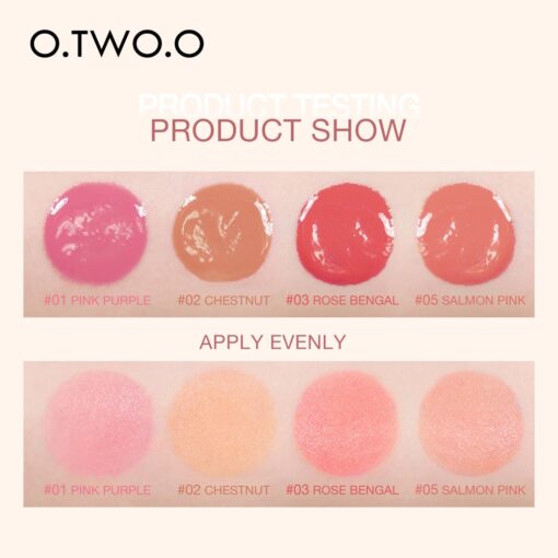 o.two .o liquid blush in 4 shades 01 O.TWO.O Liquid Blush In 4 Shades